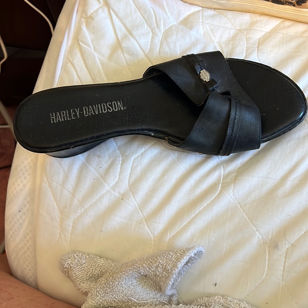 Woman harley davidison shoes